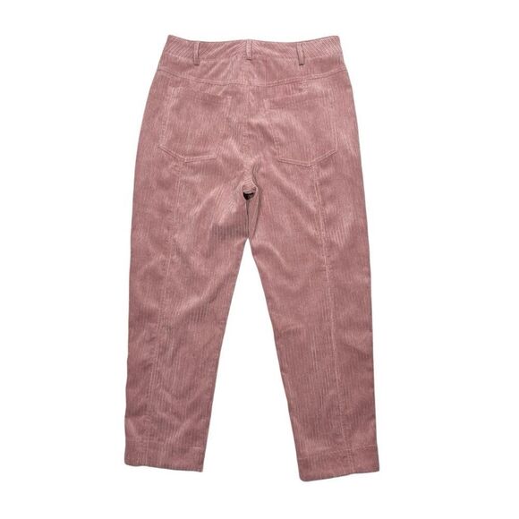 NWT For Love and Lemon’s Pink Corduroy High Rise Slim Cut Trousers Size Large - Picture 8 of 8